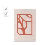 ORGANIC SEMI-RIGID. A5 notes s polutvrdim koricama od organske slonove tvari (80%)
