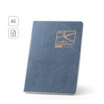 COFFEEPAD SEMI-RIGID. Blocnotes A5 cu copertă semi-rigidă realizată din deșeuri de coji de cafea (65%)