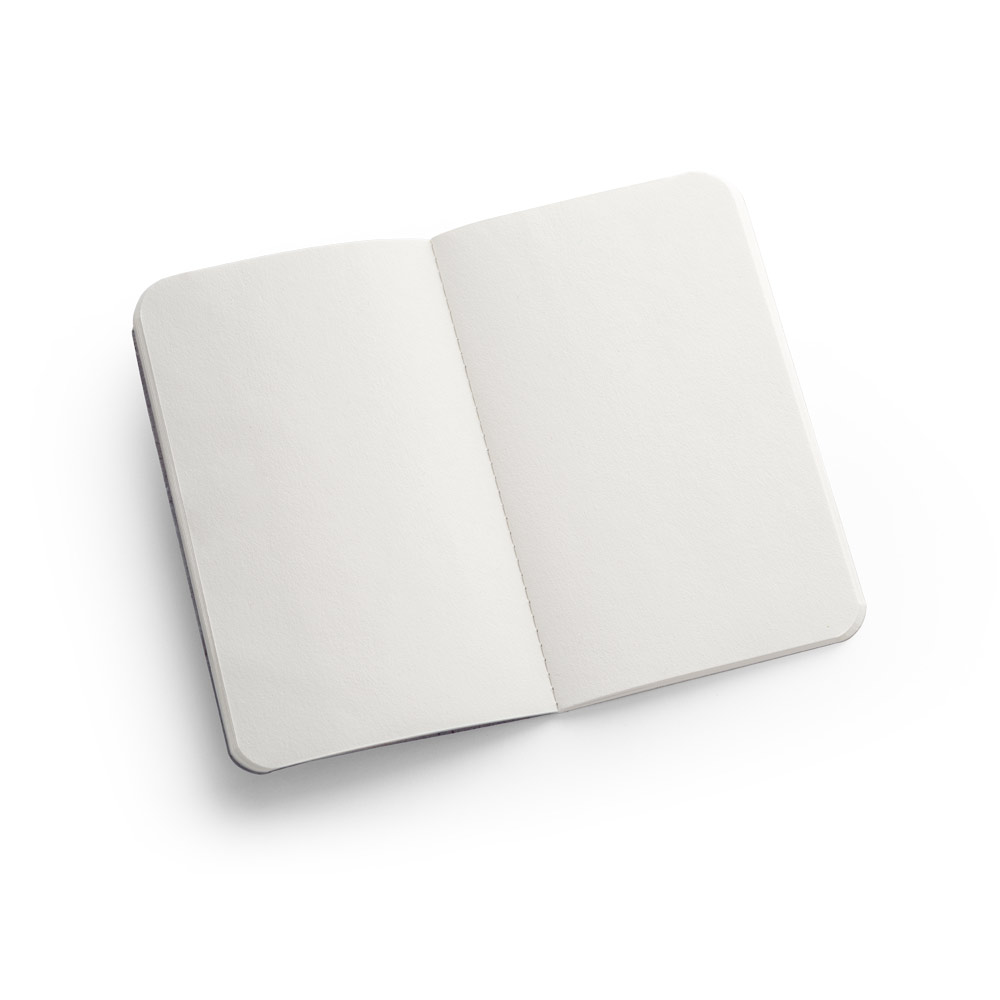 COFFEEPAD SOFT. Block notes A6 con copertina flessibile fabbricata tramite gli scarti della buccia del caffé (65%)