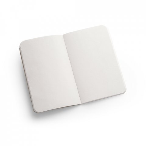 TEAPAD SOFT. Bloc-notes A6 avec couverture souple fabriqu&eacute;e &agrave; partir de d&eacute;chets de feuilles de th&eacute; (65%) - Naturel