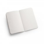 TEAPAD SOFT. Bloc-notes A6 avec couverture souple fabriqu&eacute;e &agrave; partir de d&eacute;chets de feuilles de th&eacute; (65%) - Naturel