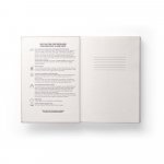 ORGANIC RIGID. Blocnotes A5 cu copertă dură realizată din materie organică de elefant (80%) - Natural deschis
