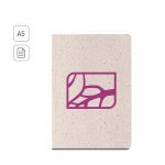 ORGANIC RIGID. Blocnotes A5 cu copertă dură realizată din materie organică de elefant (80%)