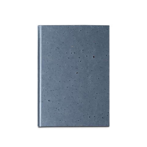 COFFEEPAD RIGID. Blocnotes A5 cu copertă rigidă realizată din deșeuri de coji de cafea (65%) - Albastru