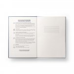 COFFEEPAD RIGID. Blocnotes A5 cu copertă rigidă realizată din deșeuri de coji de cafea (65%) - Albastru