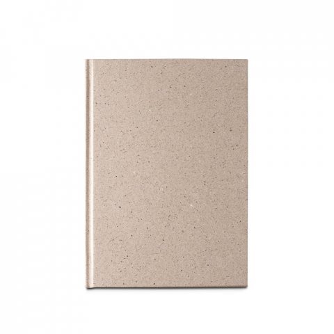 TEAPAD RIGID. Blocnotes A5 cu copertă dură, realizat din deșeuri de frunze de ceai (65%) - Natural