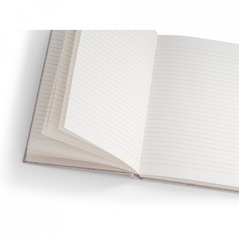 TEAPAD RIGID. Blocnotes A5 cu copertă dură, realizat din deșeuri de frunze de ceai (65%) - Natural