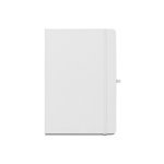 ANNE. Blocnotes A5 din poliester reciclat (100% rPET) cu pagini liniate - Alb