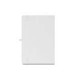 ANNE. Blocnotes A5 din poliester reciclat (100% rPET) cu pagini liniate - Alb
