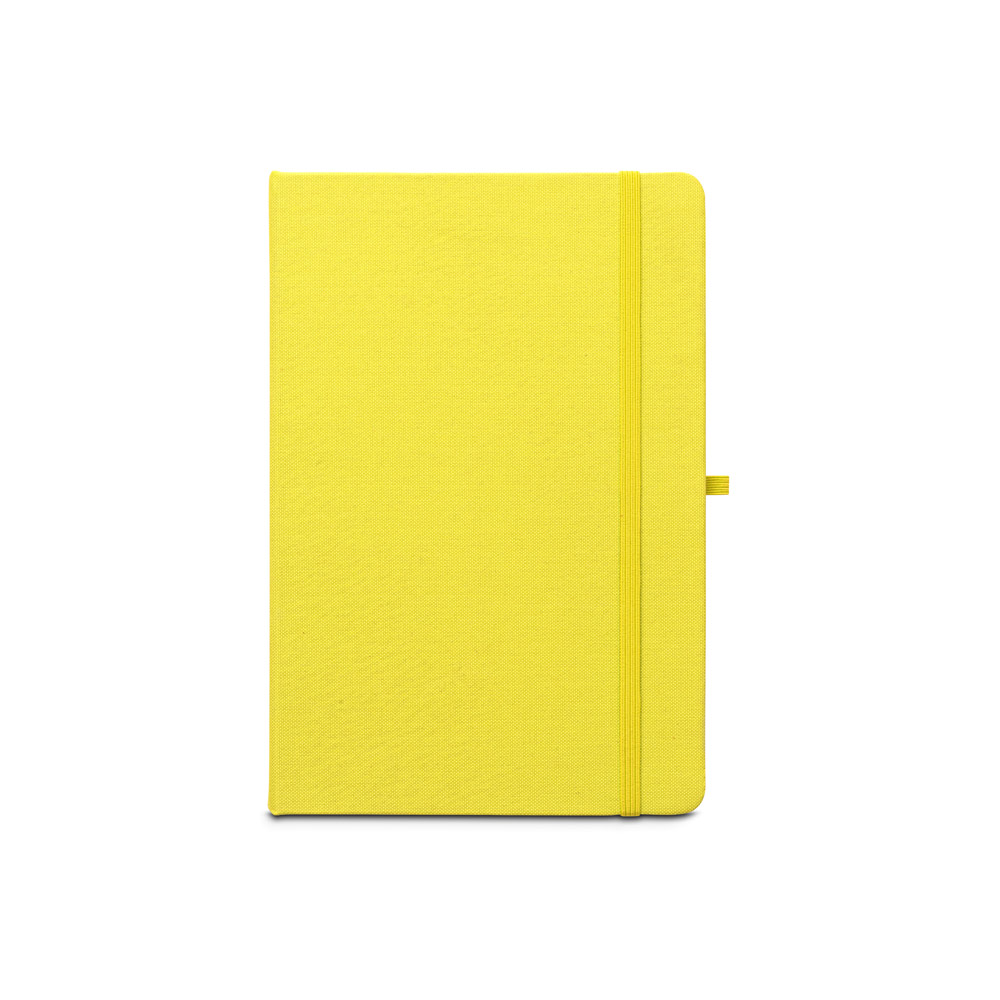 ANNE. Block notes A5 in poliestere riciclato (100% rPET) con fogli a righe