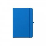 ANNE. Blocnotes A5 din poliester reciclat (100% rPET) cu pagini liniate - Albastru Royal