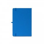 ANNE. Blocnotes A5 din poliester reciclat (100% rPET) cu pagini liniate - Albastru Royal