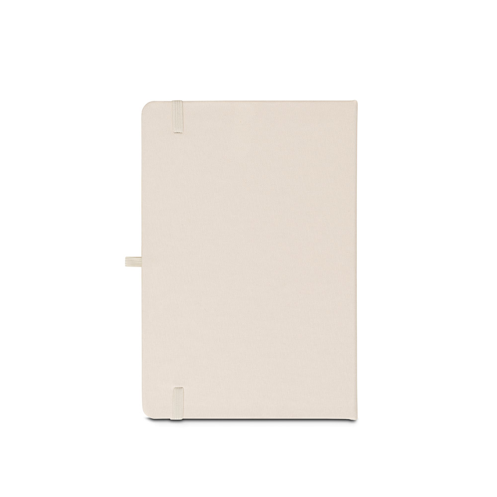 ANNE. Block notes A5 in poliestere riciclato (100% rPET) con fogli a righe