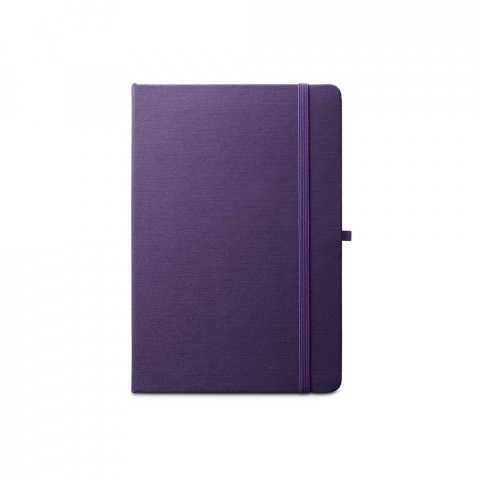 ANNE. Blocnotes A5 din poliester reciclat (100% rPET) cu pagini liniate - Violet