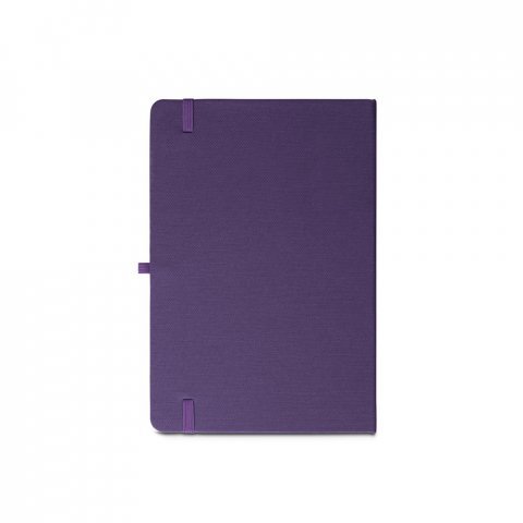 ANNE. Blocnotes A5 din poliester reciclat (100% rPET) cu pagini liniate - Violet