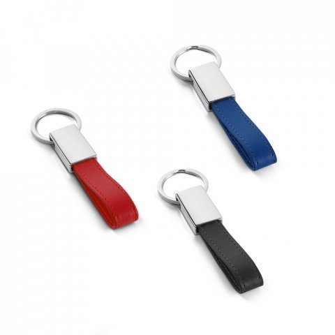 WATOH. Portachiavi in metallo e PU