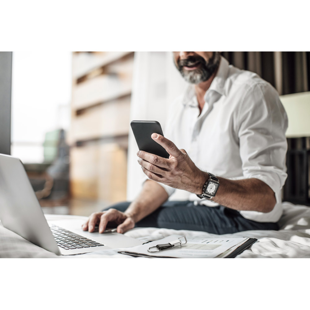 BOURCHIER. Portachiavi in ​​metallo e PU