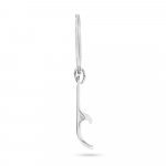 HELLI. Metal keyring with bottle opener - Silver