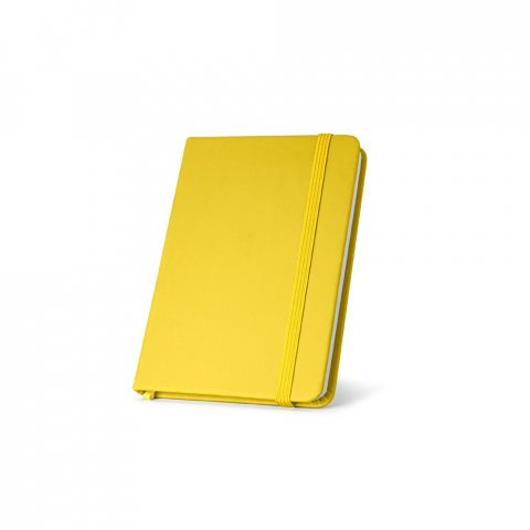 MEYER. Carnet de poche en PU &agrave; feuilles non-lign&eacute;es - Jaune