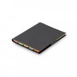 LEWIS. Bloc-notes de feuilles repositionnables avec 7 ensembles - Noir