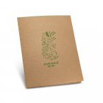 PUZO. A4 documentenmap, gemaakt van 100% gerecycled papier (400 g/m&sup2;) - Naturel