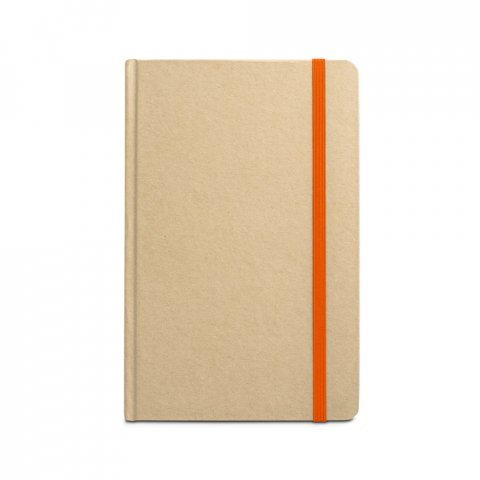 MAGRITTE. Bloc notes A5 avec feuilles lign&eacute;es - Orange