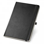 TWAIN. Bloc notes A5 &agrave; feuilles lign&eacute;es en couleur ivoire - Noir