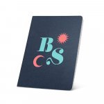 ECOWN. Bloc notes A5 avec pages lign&eacute;es - Bleu