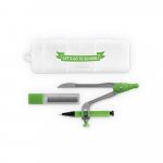 GEOM. Set de geometrie școlar - Verde deschis