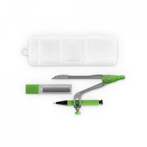 GEOM. Set de geometrie școlar - Verde deschis