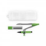 GEOM. Set de geometrie școlar - Verde deschis