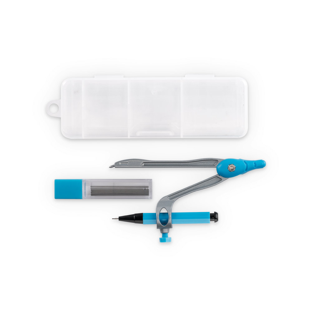 GEOM. Set scuola geometria in valigetta di PP