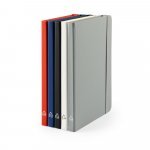 CAMPUS. Caiet A5 cu copertă tare din PU (35% reciclat) cu pagini liniate 100% reciclată