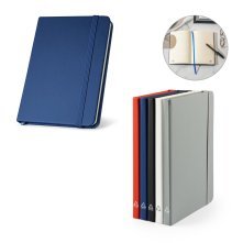 CAMPUS. Caiet A5 cu copertă tare din PU (35% reciclat) cu pagini liniate din h&acirc;rtie 100% reciclată