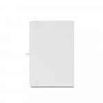 ANNE SUB. Caiet A5 din poliester reciclat (100% rPET) 300D, ideal pentru personalizarea prin sublimare - Alb