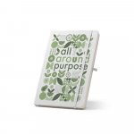 ANNE SUB. Caiet A5 din poliester reciclat (100% rPET) 300D, ideal pentru personalizarea prin sublimare - Alb