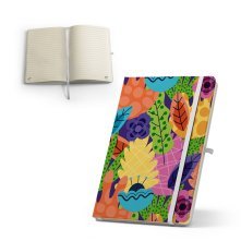 ANNE SUB. A5 notes od recikliranog poliestera (100% rPET) 300D, idealna za personalizaciju sublimacijom