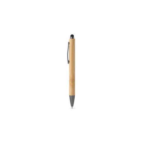 HOMERO. Sett best&aring;ende av en hardcover A5 notisblokk og en bambuskulepenn - Svart