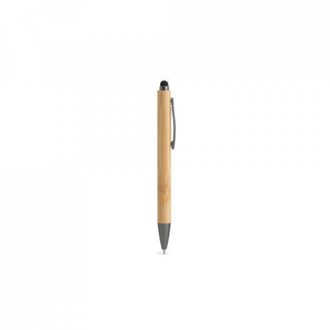 HOMERO. Sett best&aring;ende av en hardcover A5 notisblokk og en bambuskulepenn - Svart