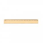 WESLEY 20. R&egrave;gle en bois de pin avec &eacute;chelle gradu&eacute;e de 20 cm - Naturel clair