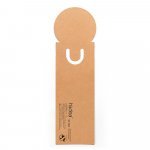 SAWYER. Set de birou 3 &icirc;n 1, fabricat din h&acirc;rtie 100% reciclată, cu v&acirc;rf rotund și print negru pe toată suprafața - Natural