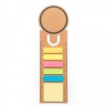 SAWYER. Set de birou 3 &icirc;n 1, fabricat din h&acirc;rtie 100% reciclată, cu v&acirc;rf rotund și print negru pe toată suprafața - Natural