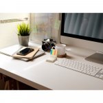 KAIRON. 2-i-1-kontorsset, tillverkat av 100 % &aring;tervunnet papper, med 6 sj&auml;lvh&auml;ftande anteckningsblock