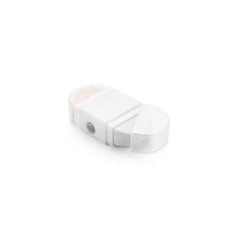 WYATT. 2-в-1 PP острилка за моливи - бял