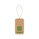 LABEL RECTANGULAR. Etikett tillverkad av 100 % &aring;tervunnet papper (700 g/m&sup2;) i rektangul&auml;r form - Naturf&auml;rg