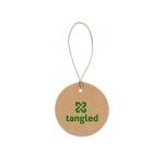 LABEL ROUND. Rund etiket lavet af 100% genbrugspapir (700 g/m&sup2;) - Naturlig