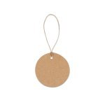 LABEL ROUND. Rund etiket lavet af 100% genbrugspapir (700 g/m&sup2;) - Naturlig