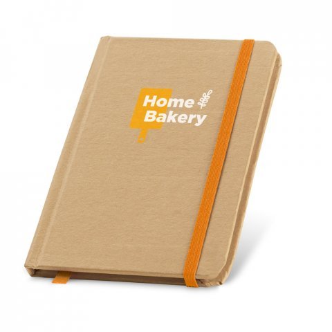 FLAUBERT. Notepad de buzunar, cu de pagini simple - Portocaliu