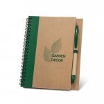 ASIMOV. Beležnica B6 sa spiralnim povezom i običnim - Zelena