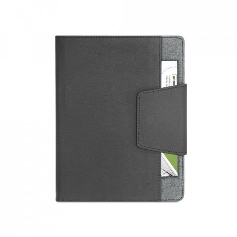 RUSSEL. Mapa cu notepad A5 cu pagini simple - Gri